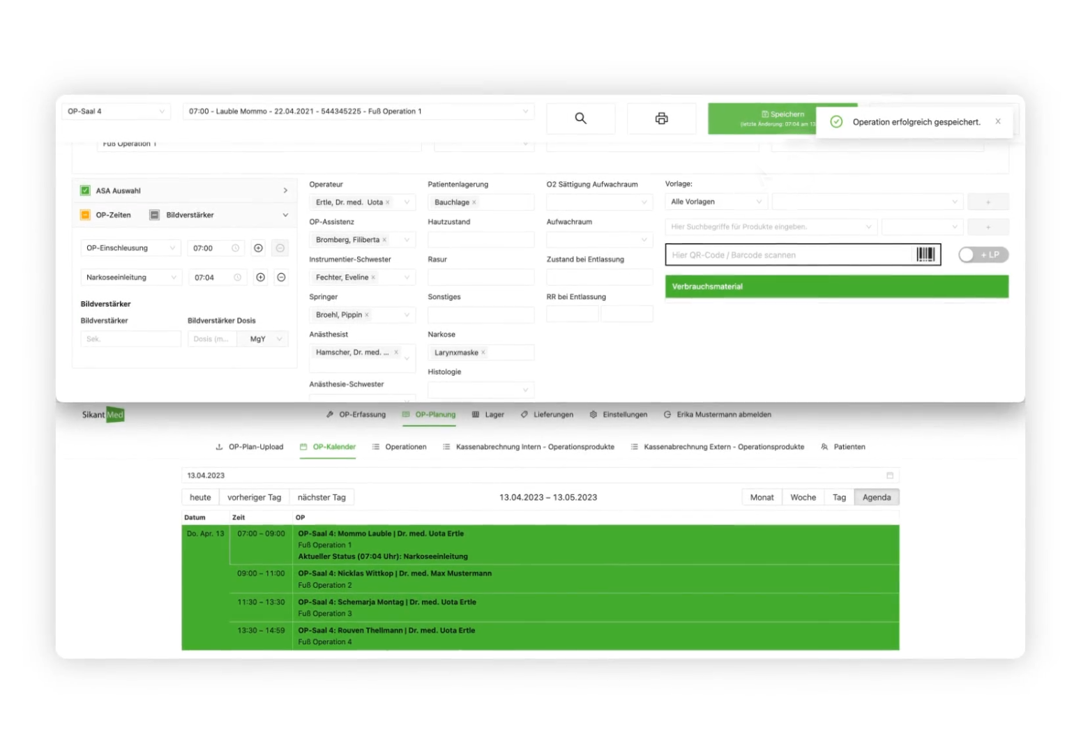 Arbeiten Sie parallel an Produkten oder Operationen - mit Live-Daten in Echtzeit